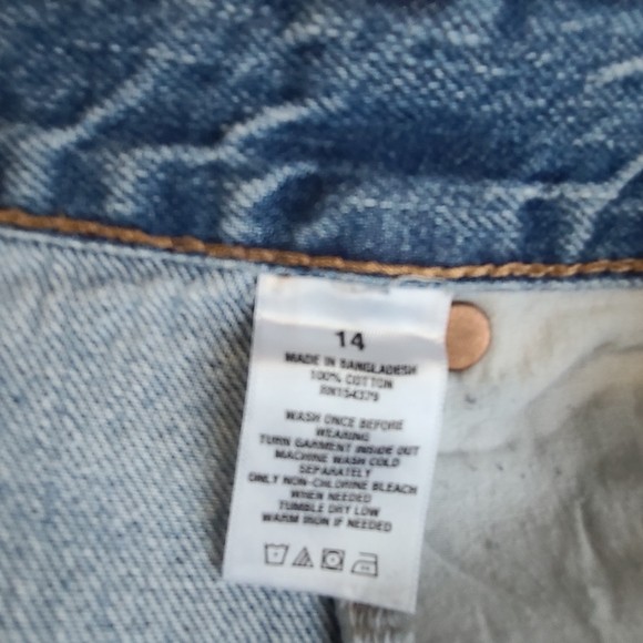 Aeropostale Skater Distressed Jeans Size 14 - Picture 7 of 13